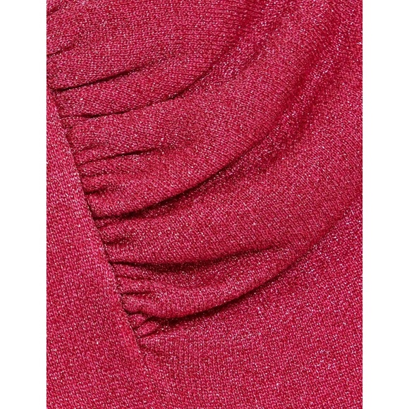 Alice and Olivia hot pink long sleeve sparkling dress - Picture 5 of 7